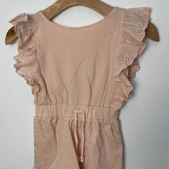 Louis Louise Angia Jersey Romper Pale pink, 4Y - Picture 3 of 7